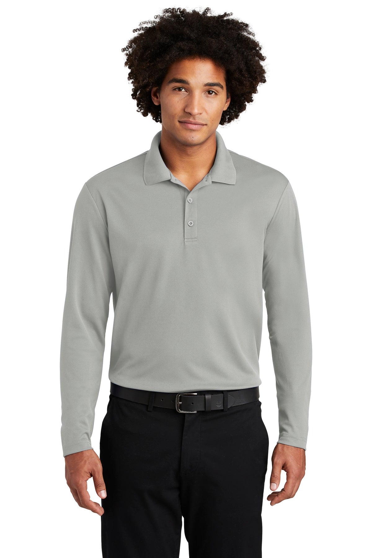 Sport-Tek  PosiCharge  RacerMesh  Long Sleeve Polo. ST640LS