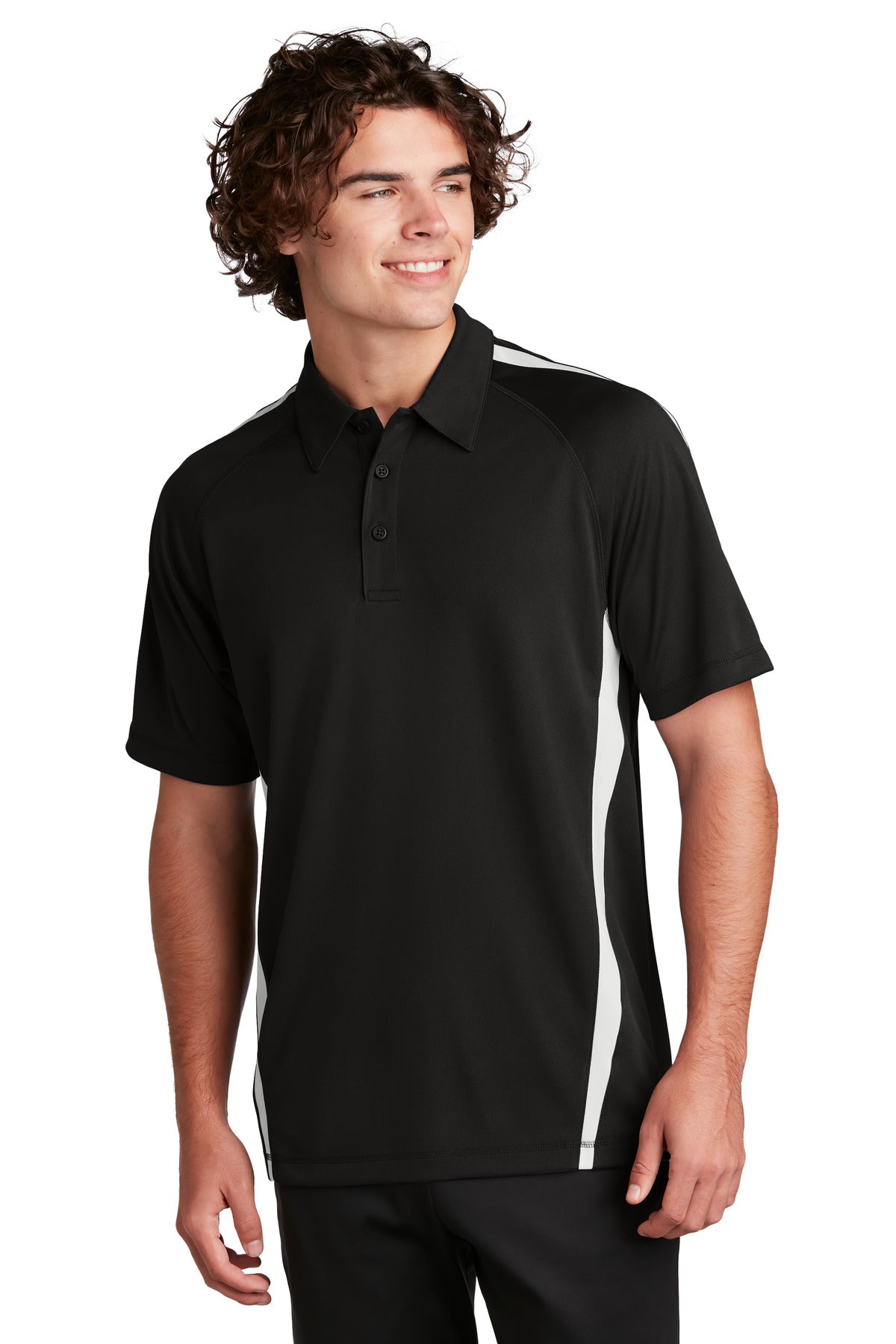 Sport-Tek PosiCharge Micro-Mesh Colorblock Polo. ST685