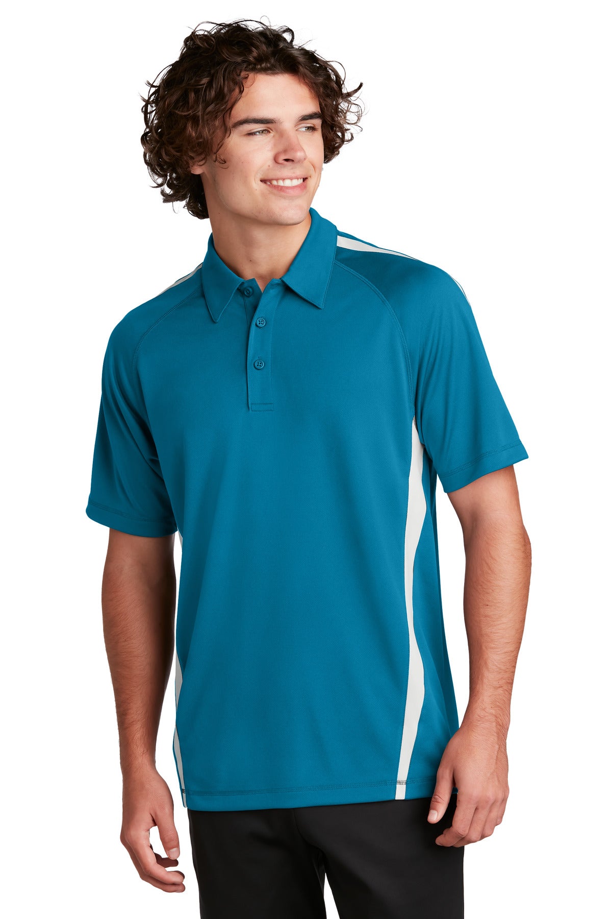 Sport-Tek PosiCharge Micro-Mesh Colorblock Polo. ST685