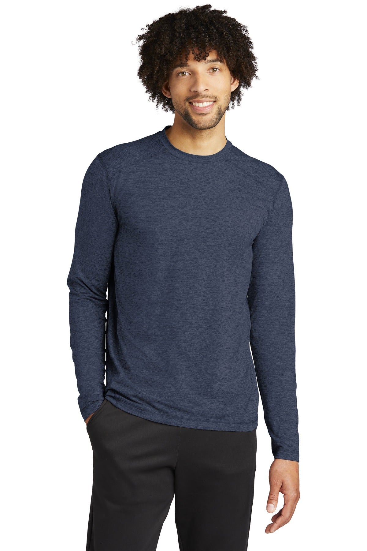 Sport-Tek  Exchange 1.5 Long Sleeve Crew. ST710