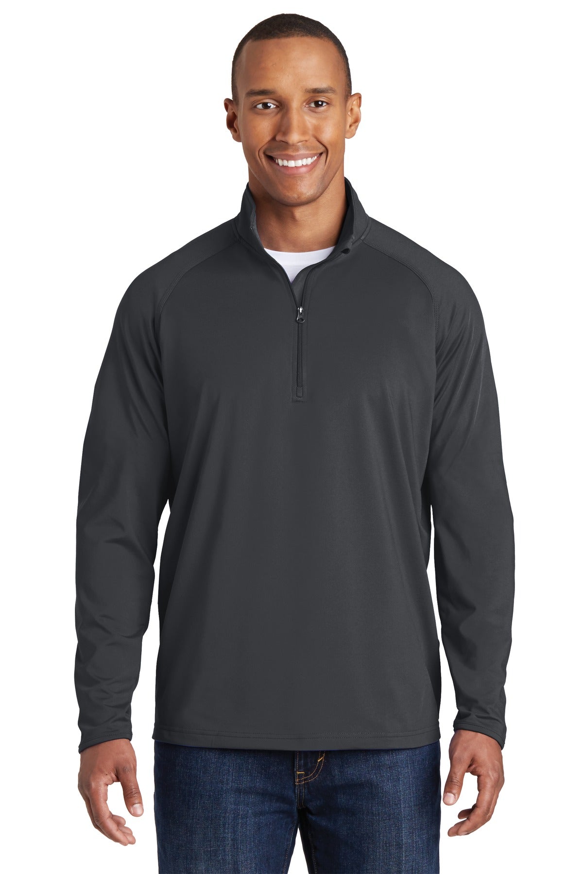 Sport-Tek Sport-Wick Stretch 1/4-Zip Pullover. ST850