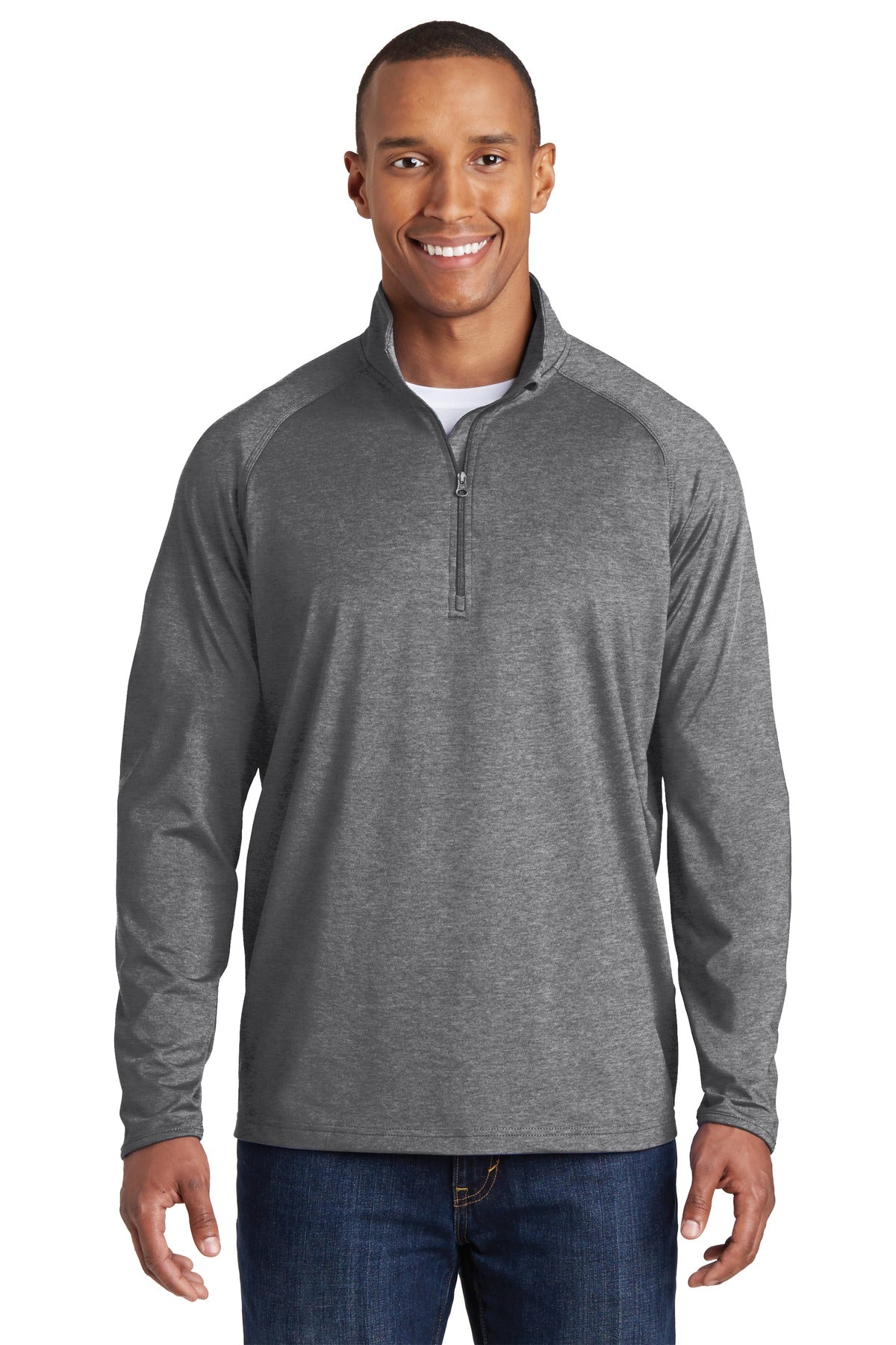 Sport-Tek Sport-Wick Stretch 1/4-Zip Pullover. ST850