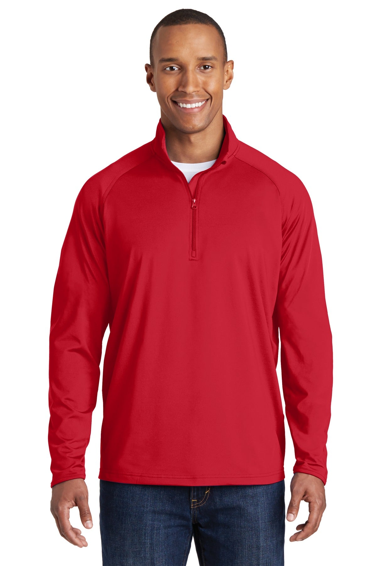 Sport-Tek Sport-Wick Stretch 1/4-Zip Pullover. ST850