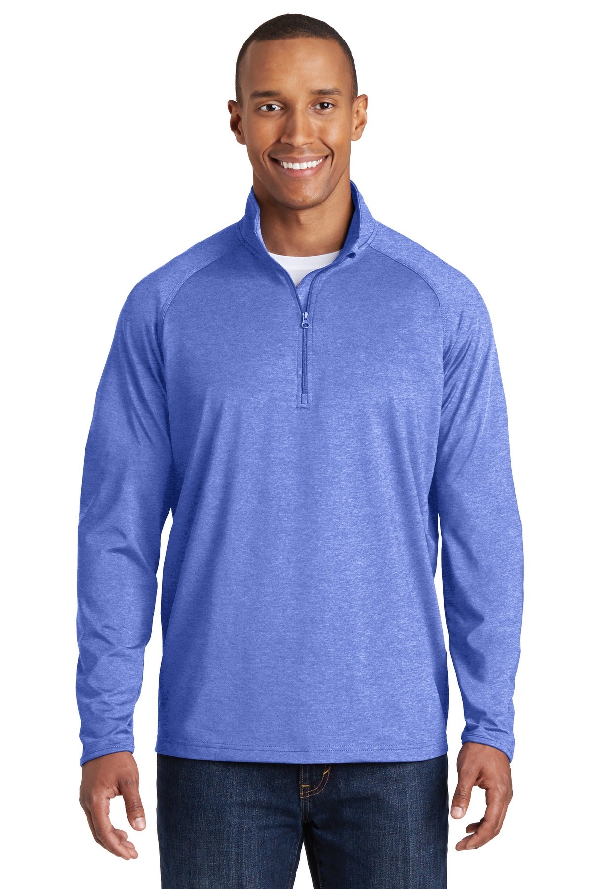 Sport-Tek Sport-Wick Stretch 1/4-Zip Pullover. ST850