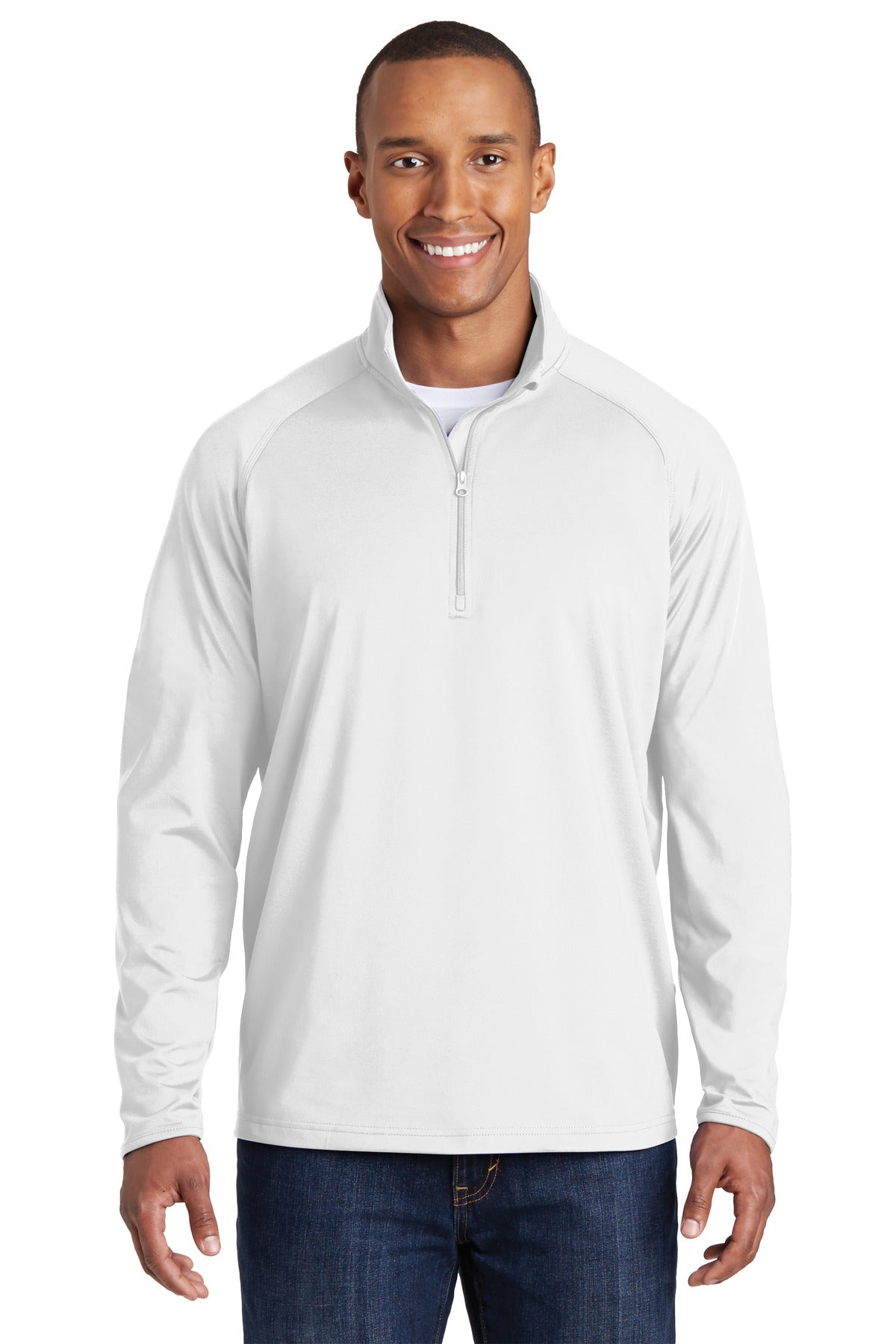 Sport-Tek Sport-Wick Stretch 1/4-Zip Pullover. ST850