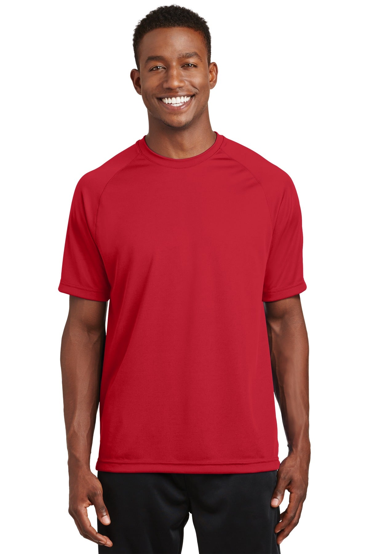 Sport-Tek Dry Zone Short Sleeve Raglan T-Shirt. T473