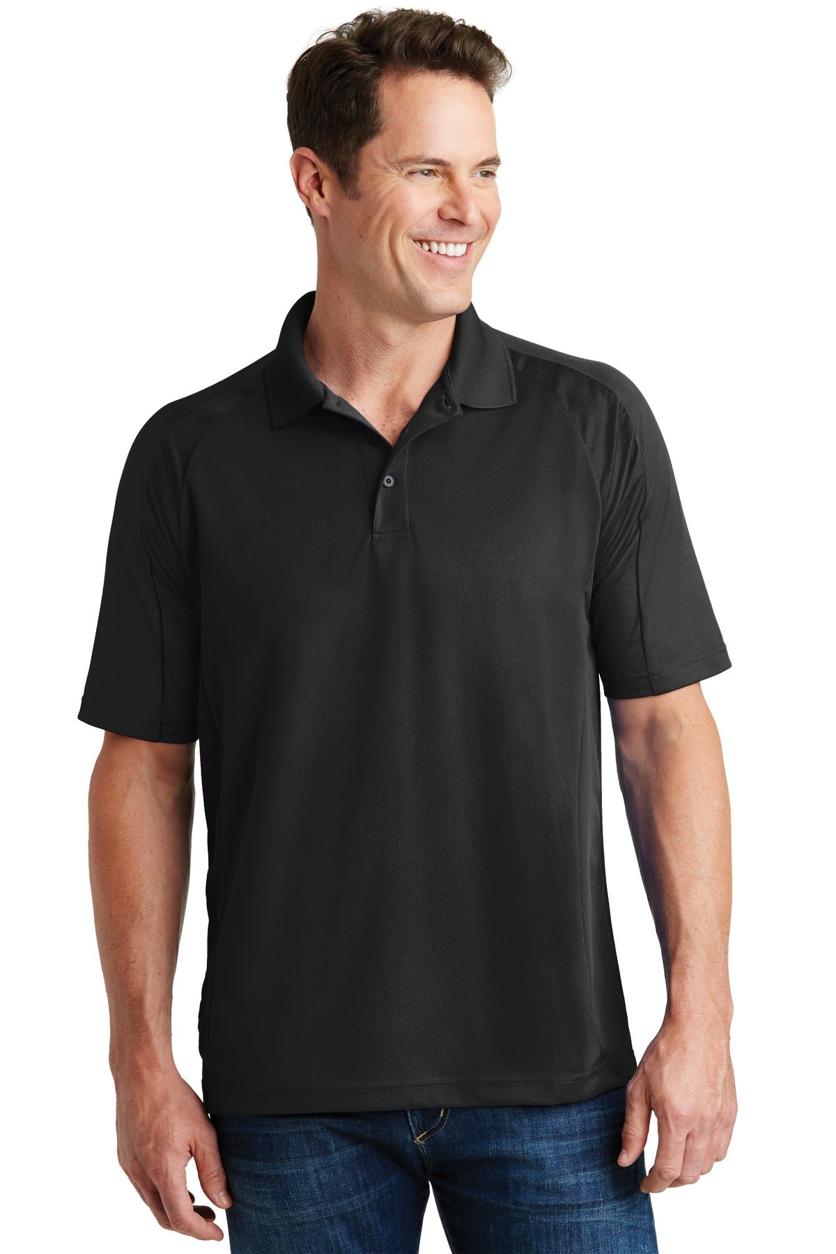 Sport-Tek Dri-Mesh Pro Polo. T474