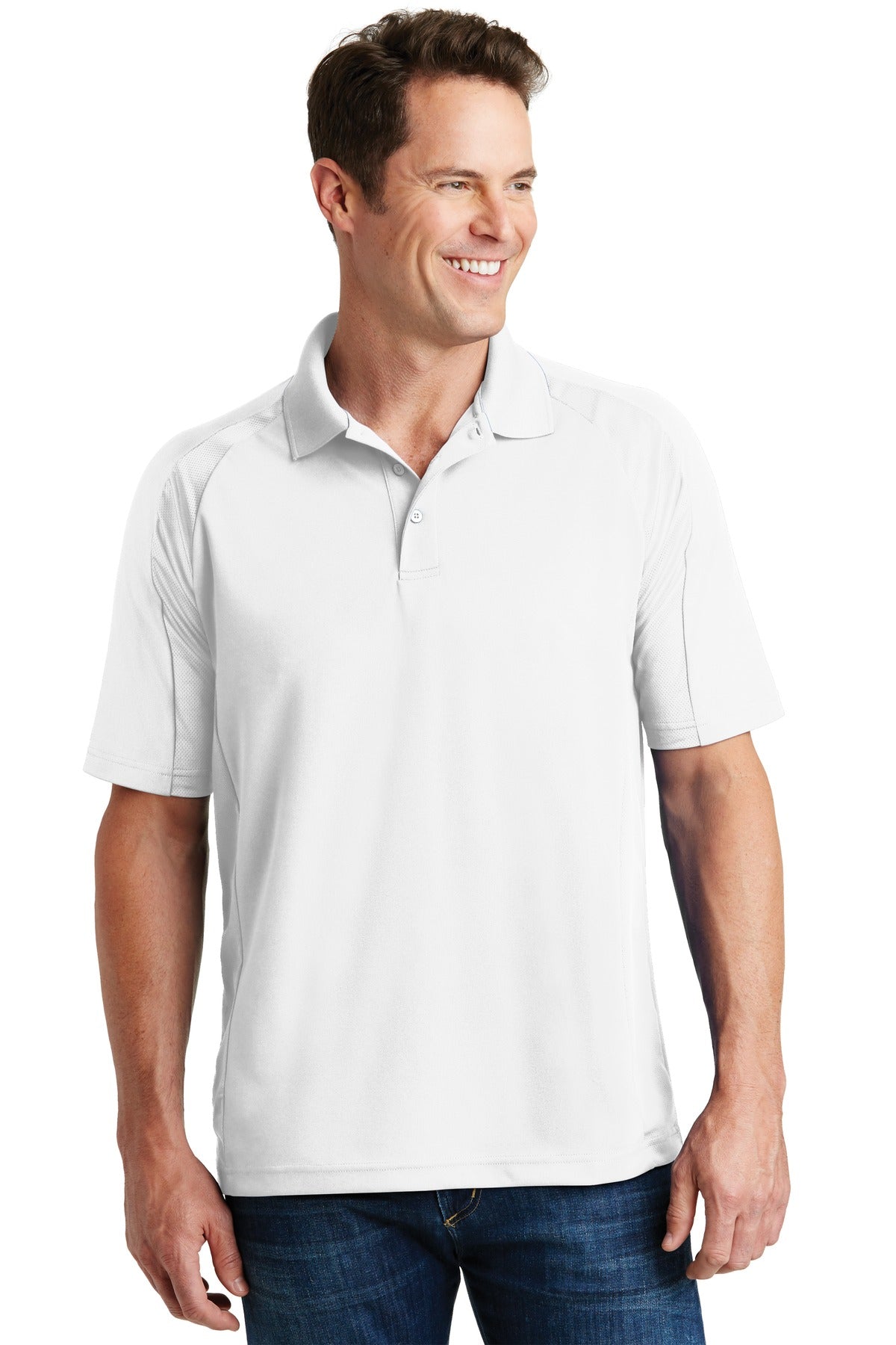 Sport-Tek Dri-Mesh Pro Polo. T474