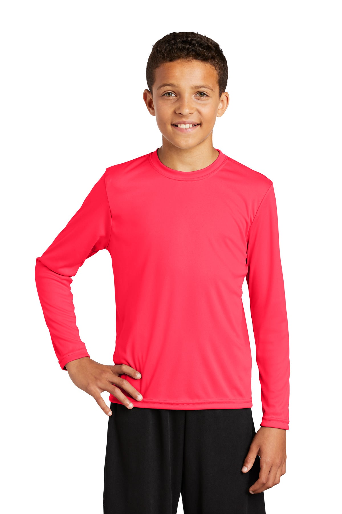 Sport-Tek Youth Long Sleeve PosiCharge Competitor‚Ñ¢ Tee. YST350LS