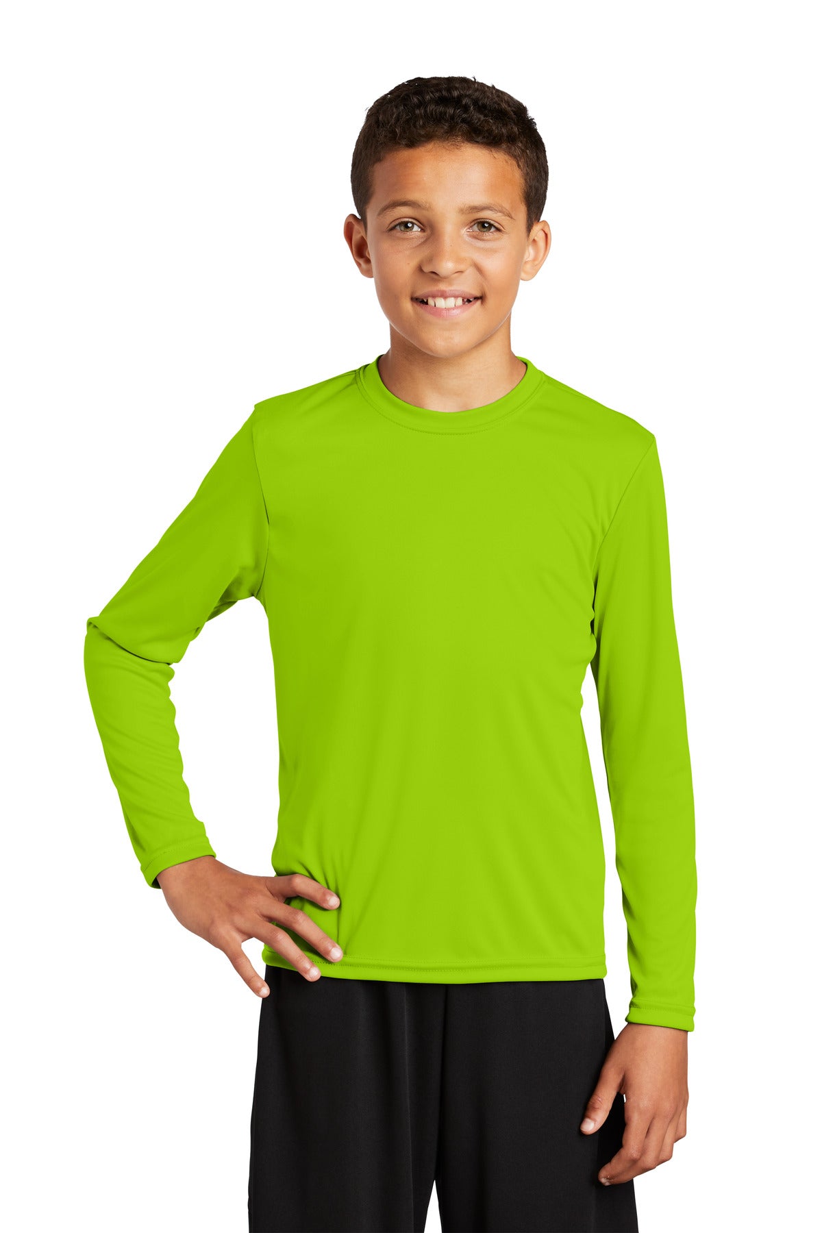 Sport-Tek Youth Long Sleeve PosiCharge Competitor‚Ñ¢ Tee. YST350LS