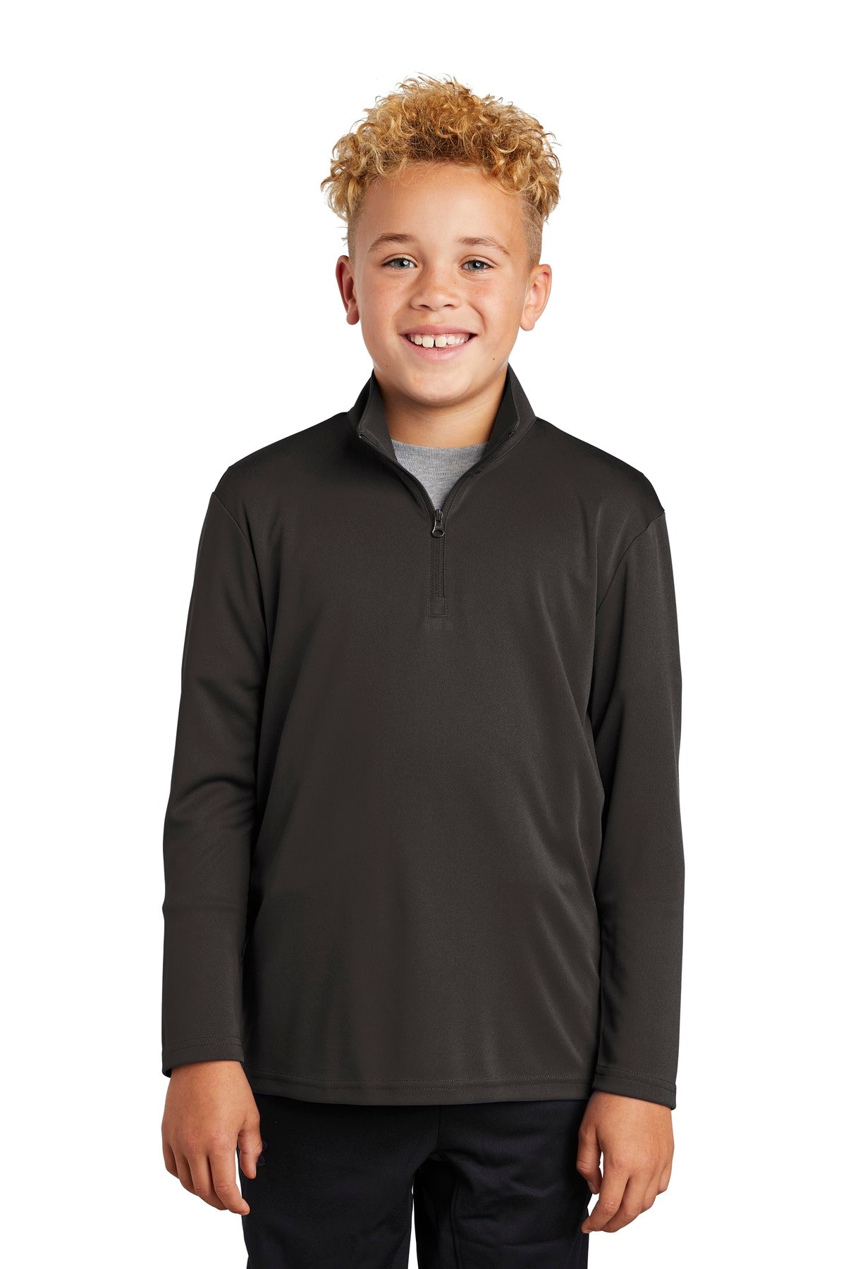 Sport-Tek  Youth PosiCharge  Competitor ‚Ñ¢ 1/4-Zip Pullover. YST357