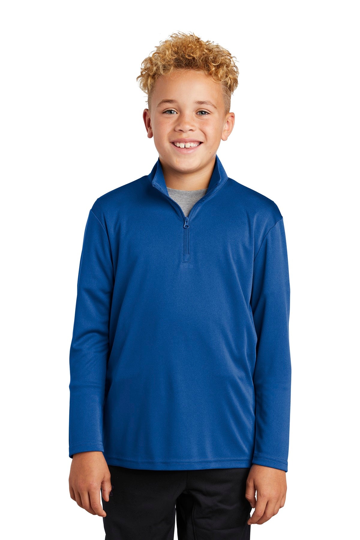 Sport-Tek  Youth PosiCharge  Competitor ‚Ñ¢ 1/4-Zip Pullover. YST357