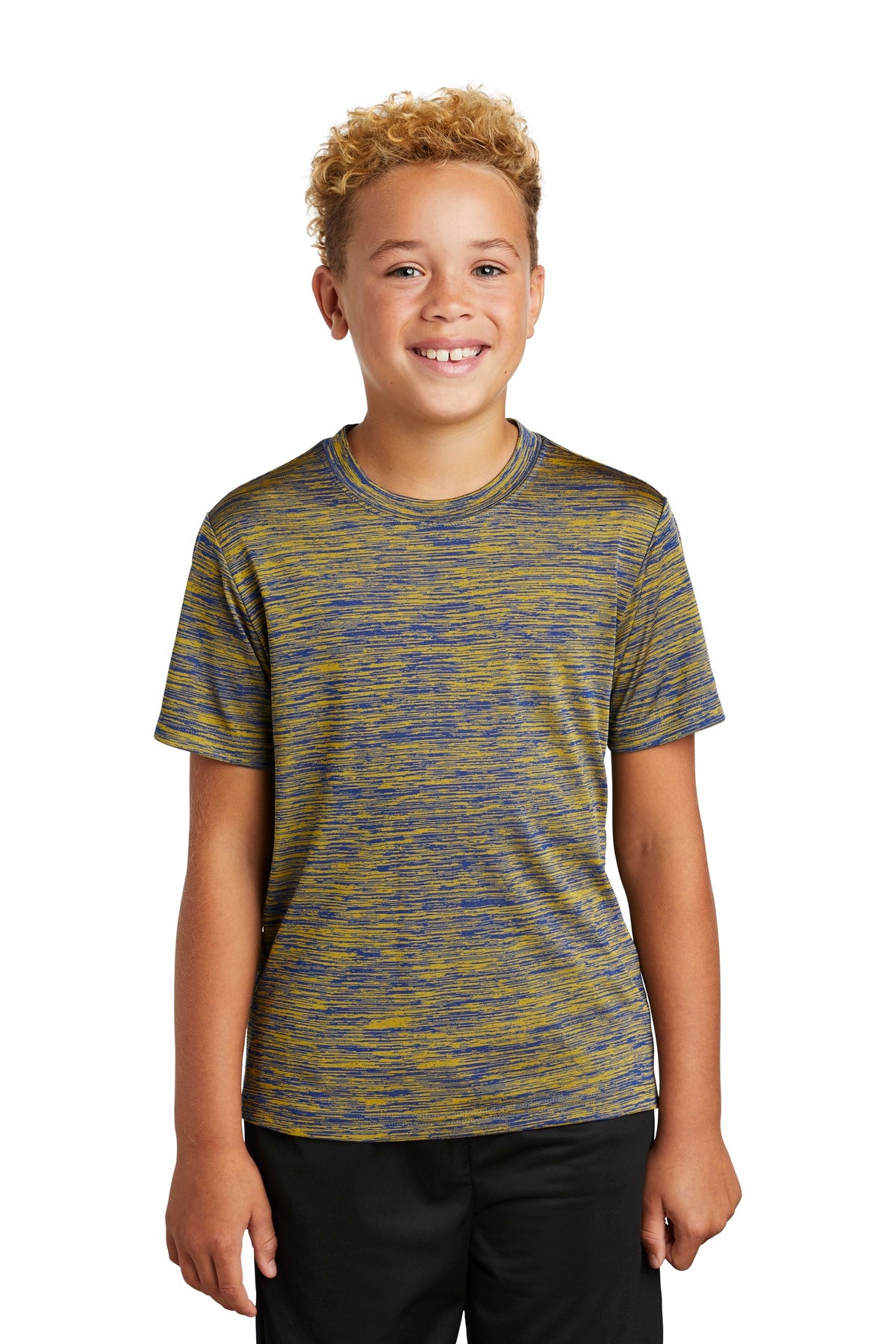 Sport-Tek Youth PosiCharge Electric Heather Tee. YST390