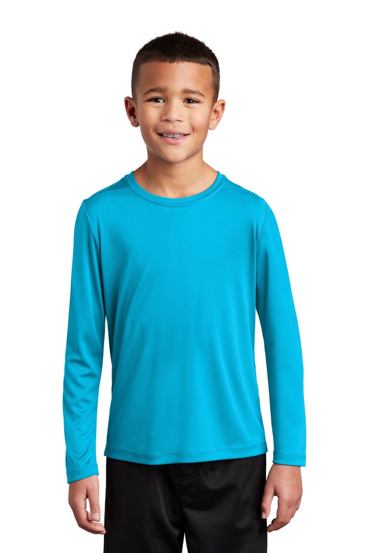 Sport-Tek  Youth Posi-UV Pro Long Sleeve Tee. YST420LS