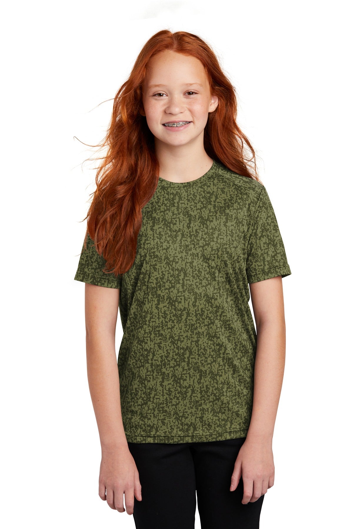 Sport-Tek  Youth Digi Camo Tee. YST460