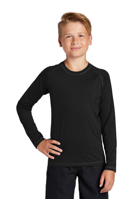 Sport-Tek  Youth Long Sleeve Rashguard Tee. YST470LS