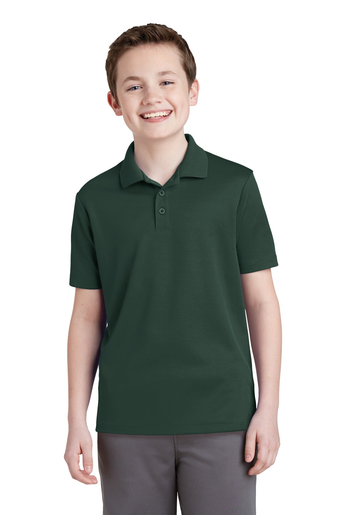 Sport-Tek Youth PosiCharge RacerMesh Polo. YST640