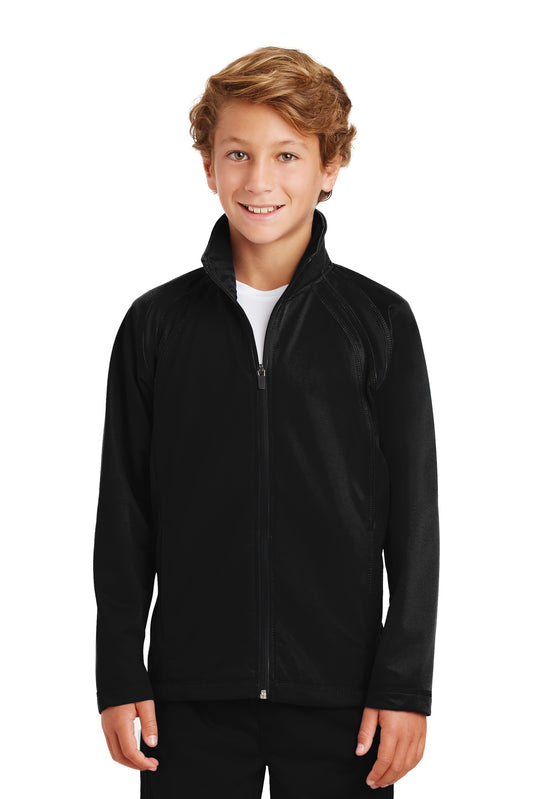 Sport-Tek Youth Tricot Track Jacket. YST90