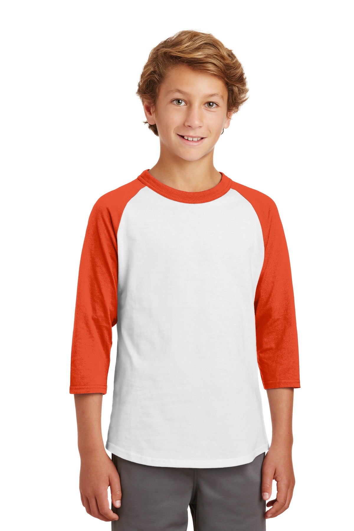 Sport-Tek Youth Colorblock Raglan Jersey.  YT200