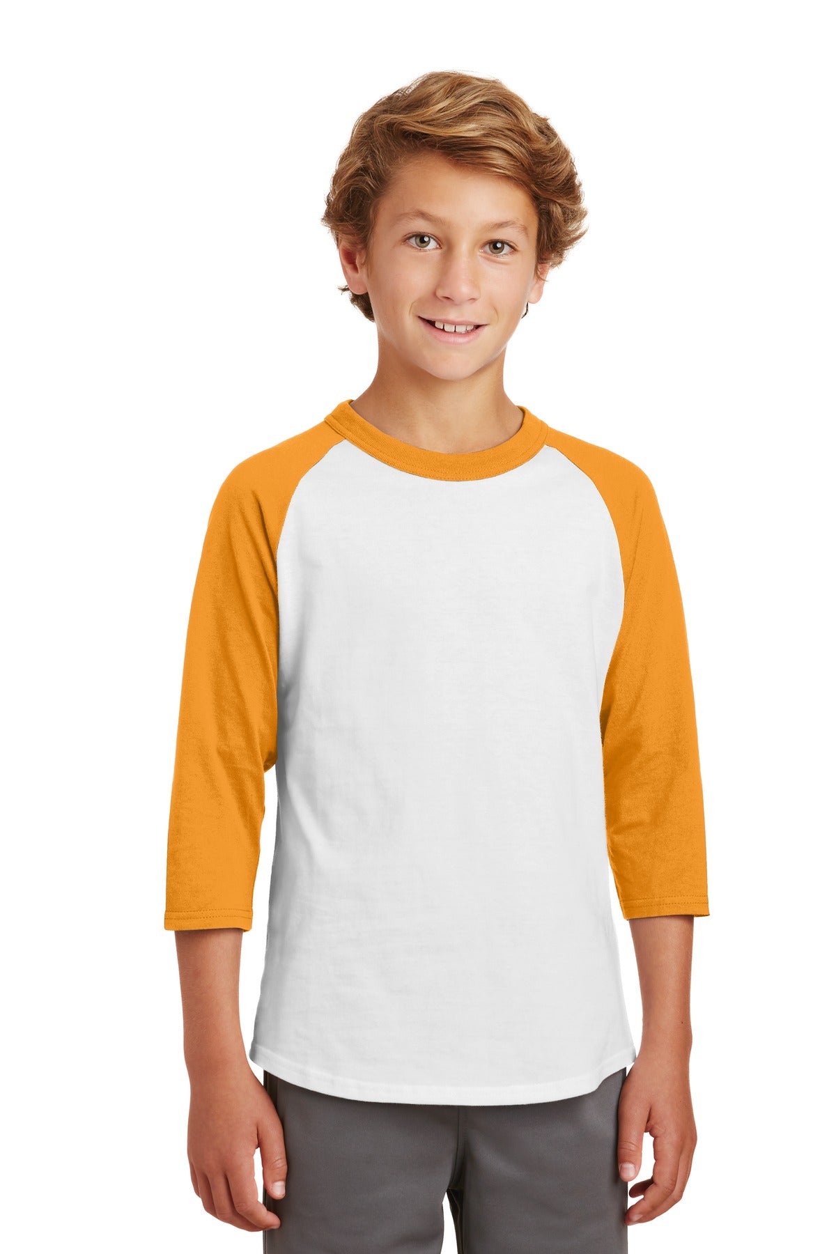 Sport-Tek Youth Colorblock Raglan Jersey.  YT200