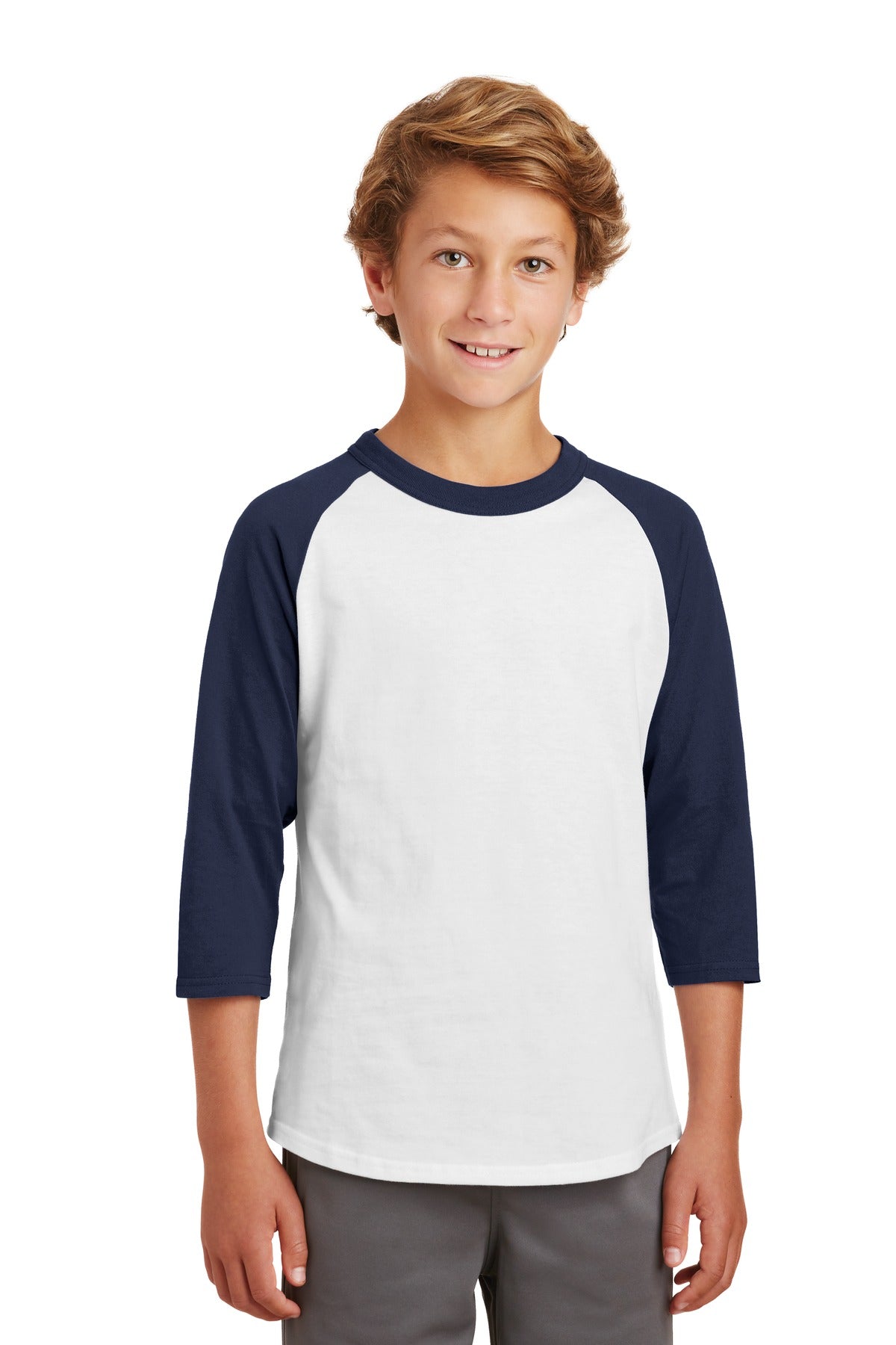 Sport-Tek Youth Colorblock Raglan Jersey.  YT200