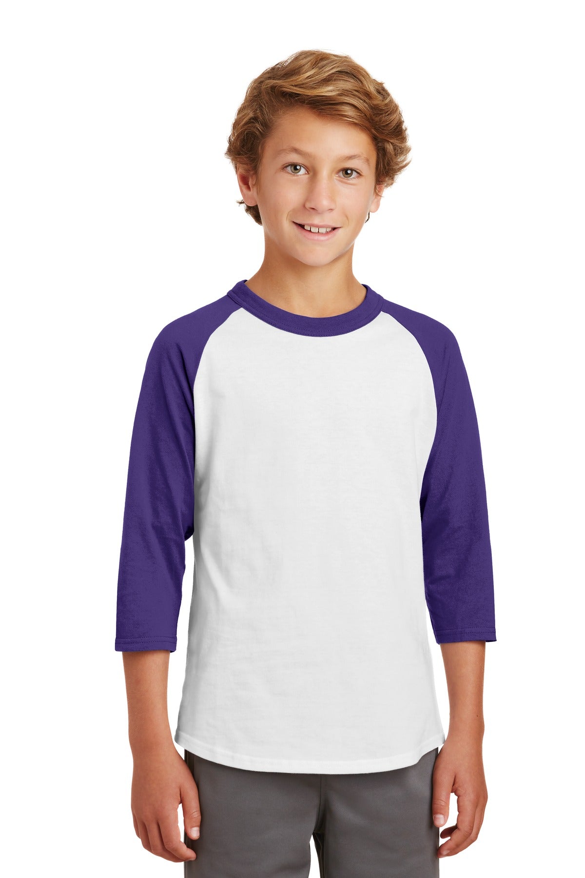 Sport-Tek Youth Colorblock Raglan Jersey.  YT200